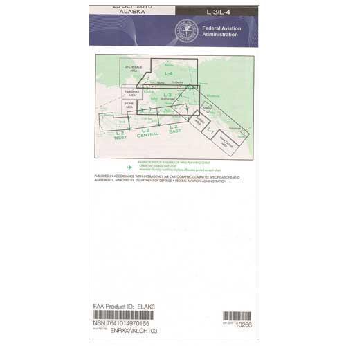 AeroNav Products FAA Alaska Charts FAA Enroute Low Alaska L3/4 - 02/20/25 thru 04/17/25