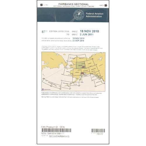 AeroNav Products FAA Alaska Charts FAA Fairbanks Sectional - 02/20/25 thru 04/17/25