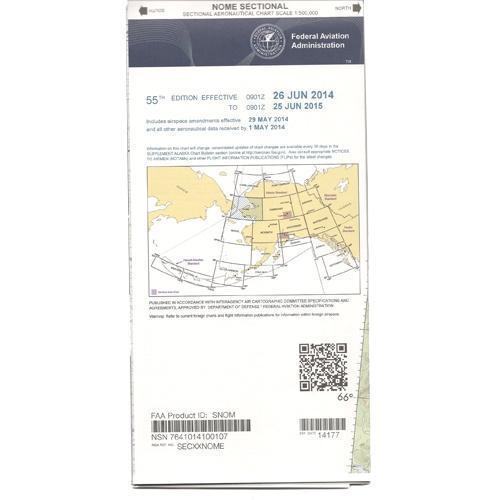 AeroNav Products FAA Alaska Charts FAA Nome Sectional - 02/20/25 thru 04/17/25