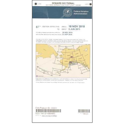 AeroNav Products FAA Alaska Charts FAA Seward Sectional - 02/20/25 thru 04/17/25