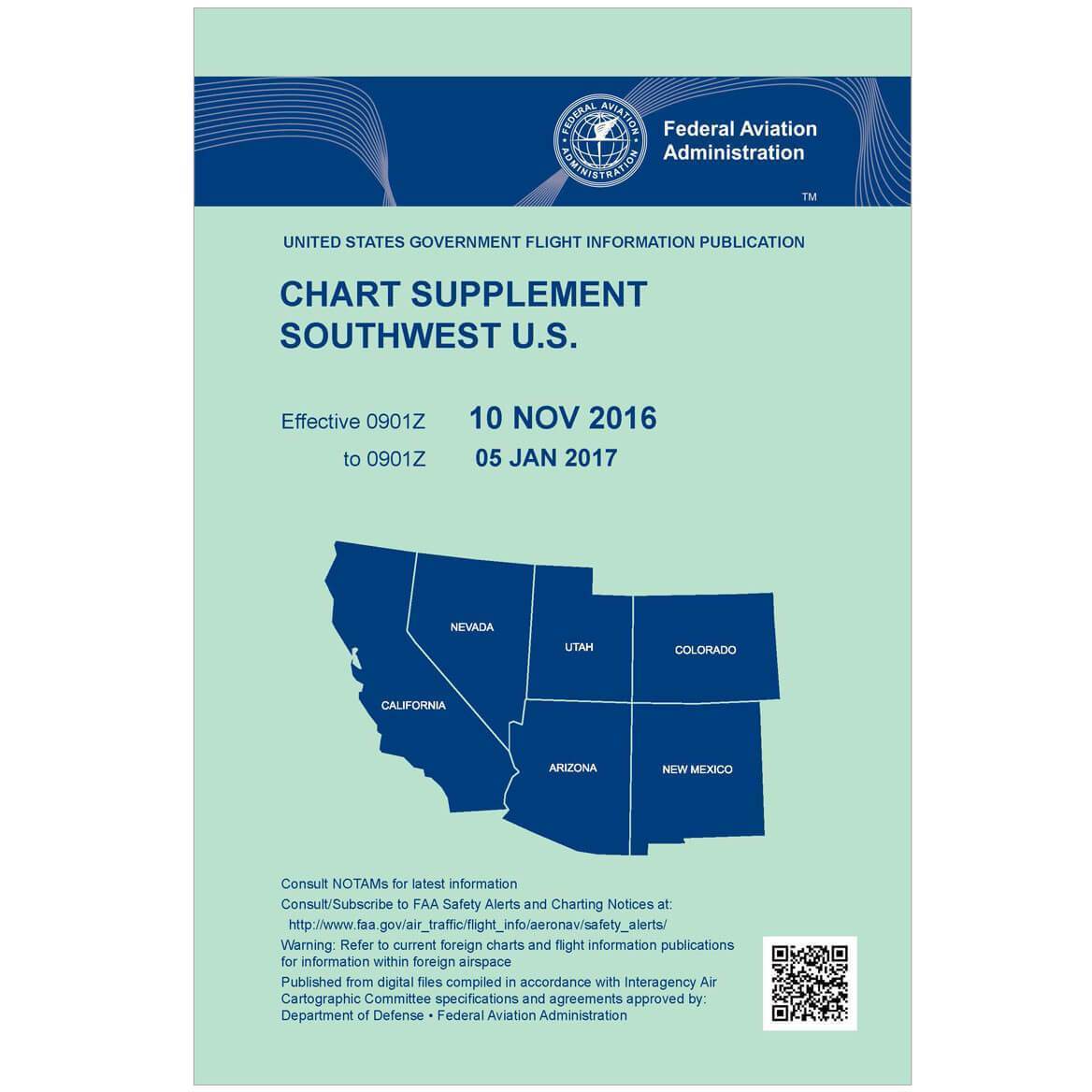 AeroNav Products FAA Chart Supplements FAA Chart Supplement SW - 02/20/25 thru 04/17/25