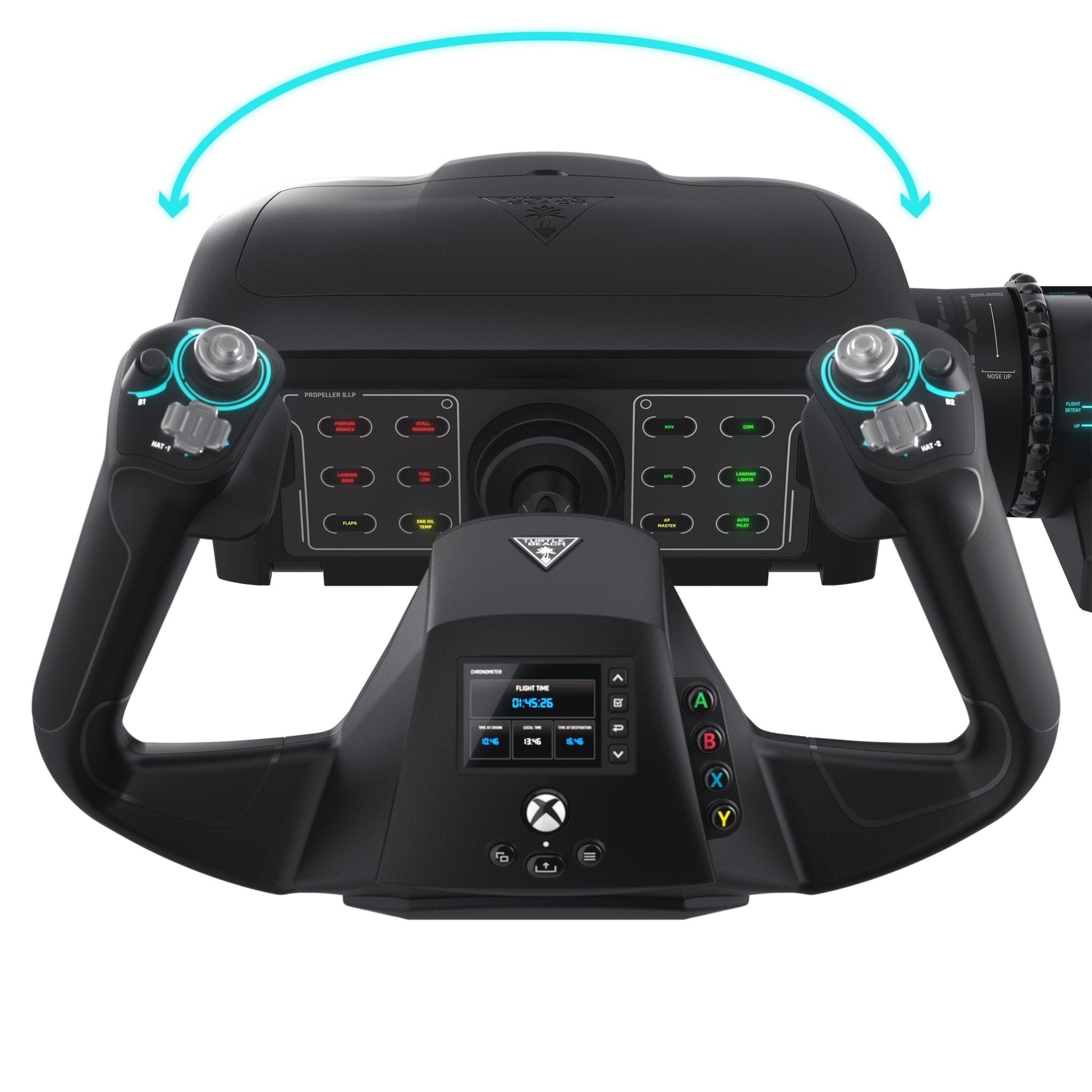 Turtle Beach Flight Simulation Turtle Beach Velocity One Flight Simulator Yoke and Throttle