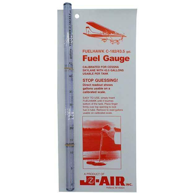 FuelHawk Fuel Testers Cessna 182 43 Gallon FuelHawk Fuel Gauges