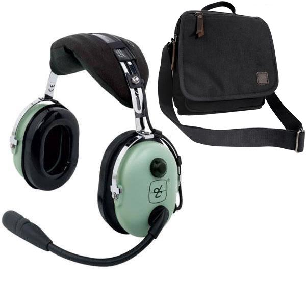 David Clark Headsets David Clark H10-13.4 Mono Passive Headset & Headset Bag Combo