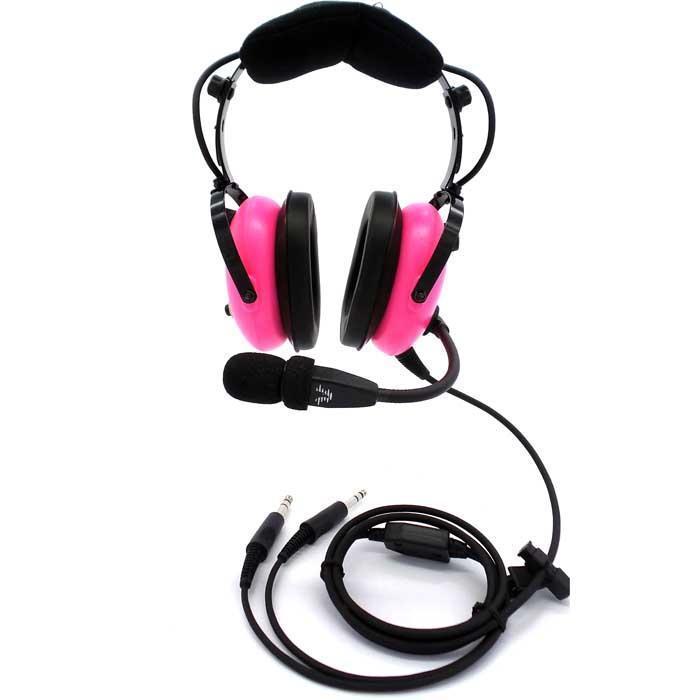 Pilot USA Headsets Pink Pilot USA PA-1181T Women's Passive Headset