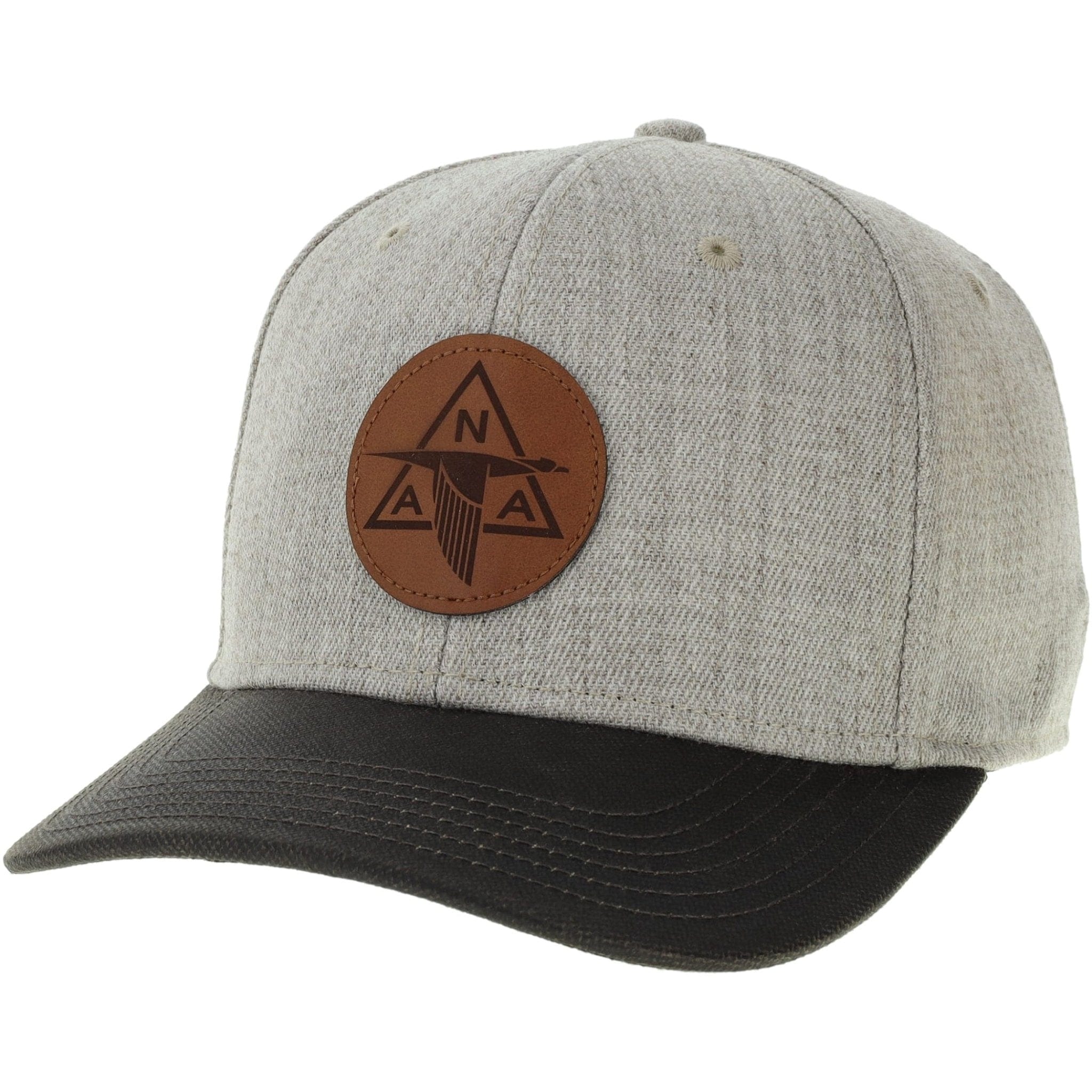 Aeroplane Apparel Company Headwear North American Aviation Officially Licensed (Heather Tan/Brown) Ball Cap