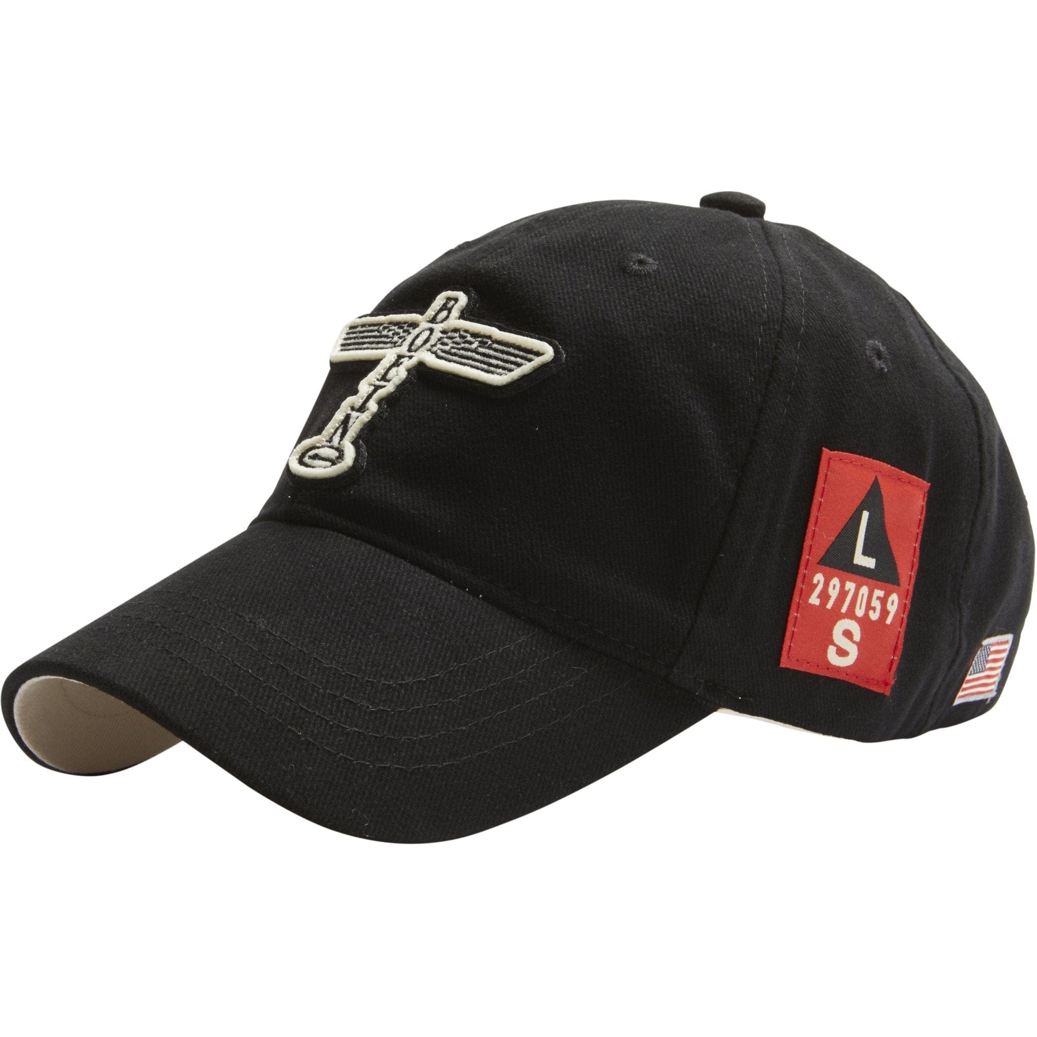 Red Canoe - National Heritage Brands Headwear Red Canoe B-17 Flying Fortress Ball Cap Black