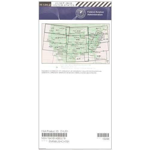 AeroNav Products IFR Enroute High Altitude Charts FAA Enroute High US H1/2 - 02/20/25 thru 04/17/25