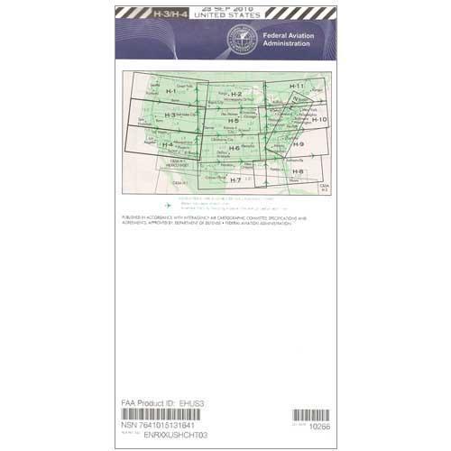 AeroNav Products IFR Enroute High Altitude Charts FAA Enroute High US H3/4 - 02/20/25 thru 04/17/25