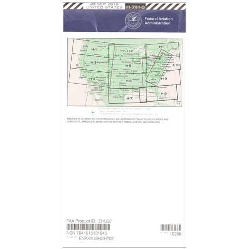 AeroNav Products IFR Enroute High Altitude Charts FAA Enroute High US H7/8 - 02/20/25 thru 04/17/25