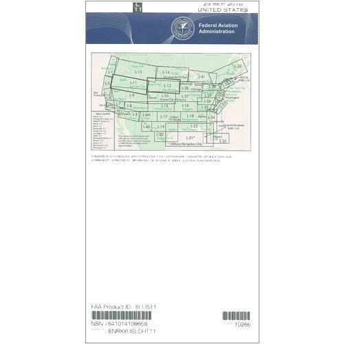 AeroNav Products IFR Enroute Low Altitude Charts FAA Enroute Low US L11/12 - 02/20/25 thru 04/17/25