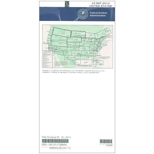 AeroNav Products IFR Enroute Low Altitude Charts FAA Enroute Low US L13/14 - 02/20/25 thru 04/17/25