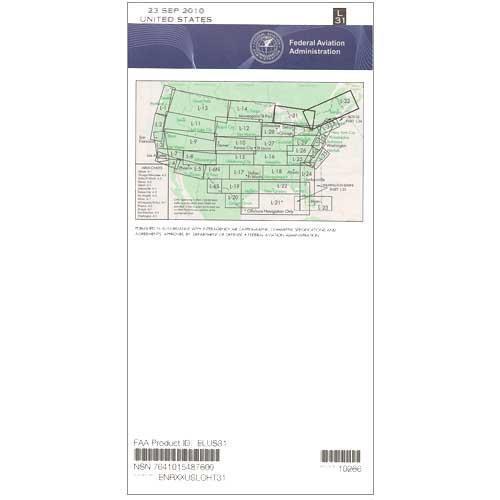 AeroNav Products IFR Enroute Low Altitude Charts FAA Enroute Low US L31/32 - 02/20/25 thru 04/17/25