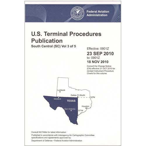 AeroNav Products IFR Terminal Procedures Publications Bound FAA Terminal Procedures SC Vol 3 Bound - 02/20/25 thru 04/17/25