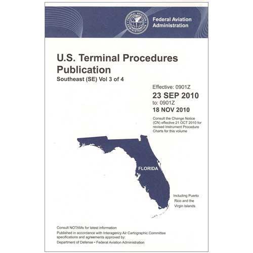 AeroNav Products IFR Terminal Procedures Publications Bound FAA Terminal Procedures SE Vol 3 Bound - 02/20/25 thru 04/17/25