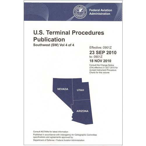 AeroNav Products IFR Terminal Procedures Publications Bound FAA Terminal Procedures SW Vol 4 Bound - 02/20/25 thru 04/17/25