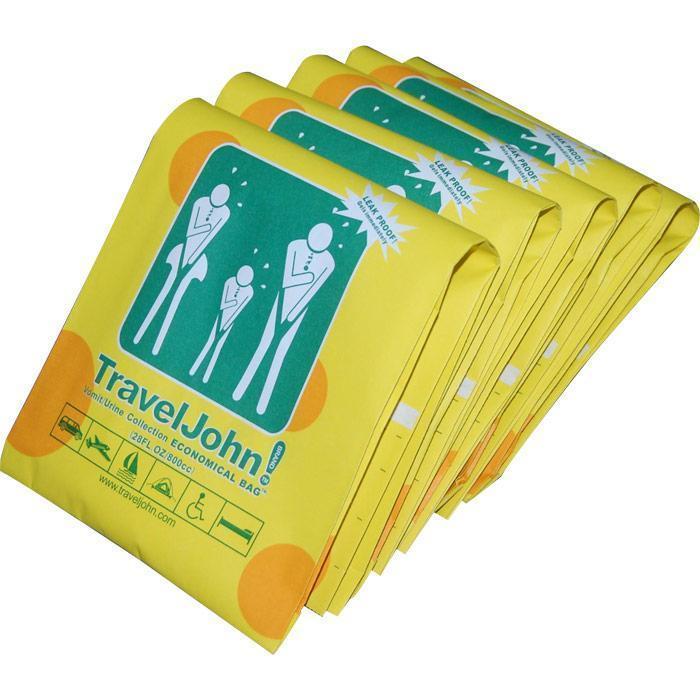 TravelJohn Motion Sickness & Relief TravelJohn Vomit/Urinal Disposable Combo Bags (5 Pack)