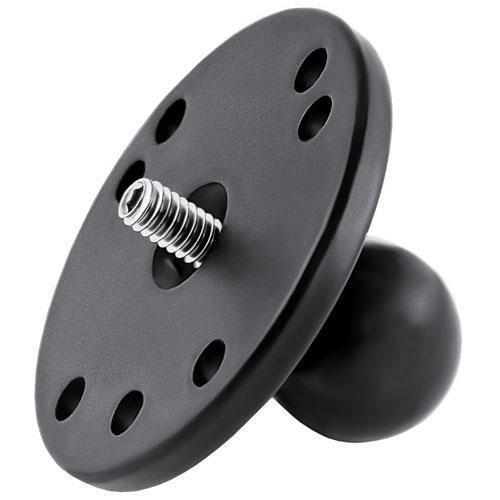 RAM Mount Mounts RAM 2.5" Round Base with 1" Ball & Camera Mount 1/4"-20 Tap RAM-B-202AU