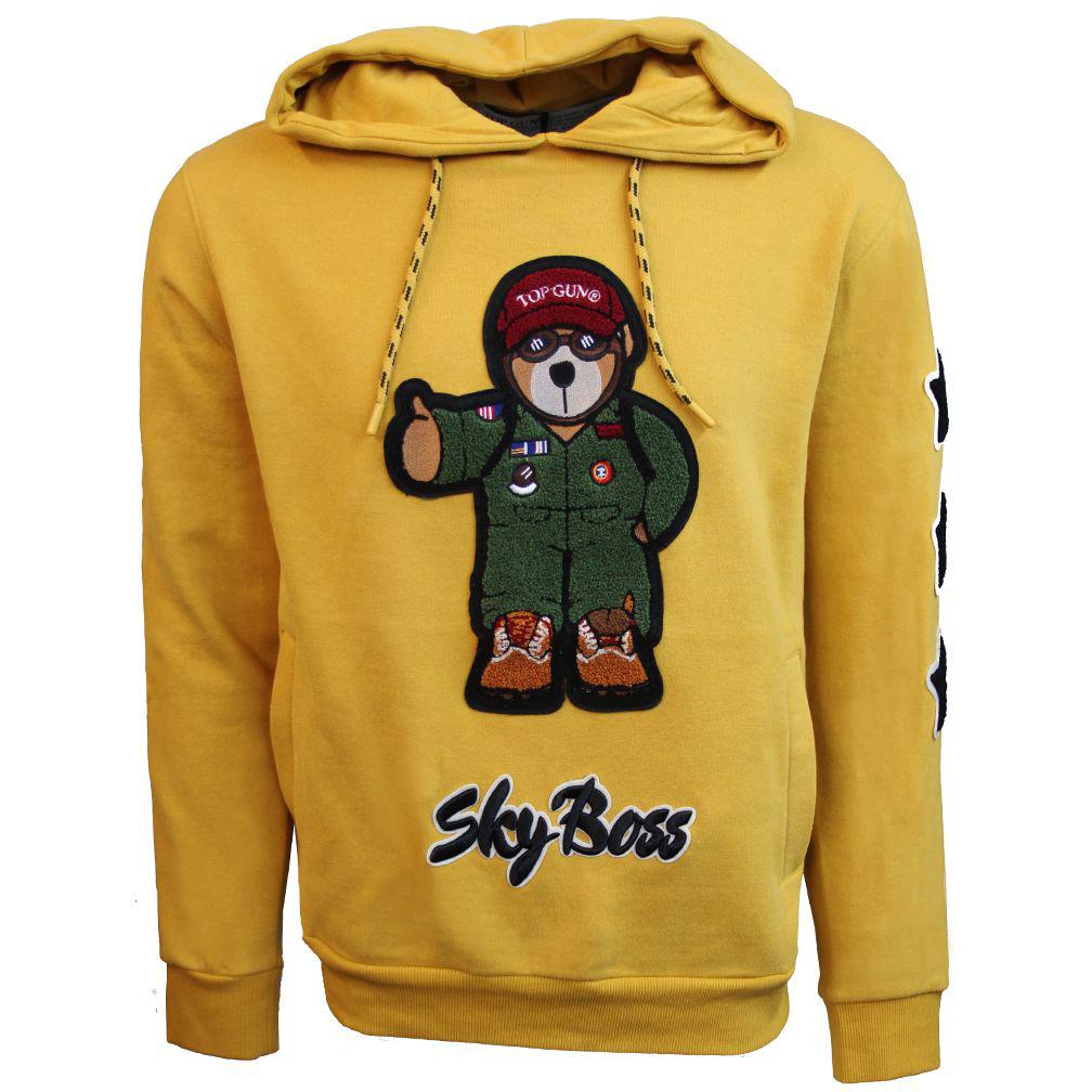 Top Gun Outerwear 3XLarge / Mustard Top Gun® Official Black Sky Boss Hoodie