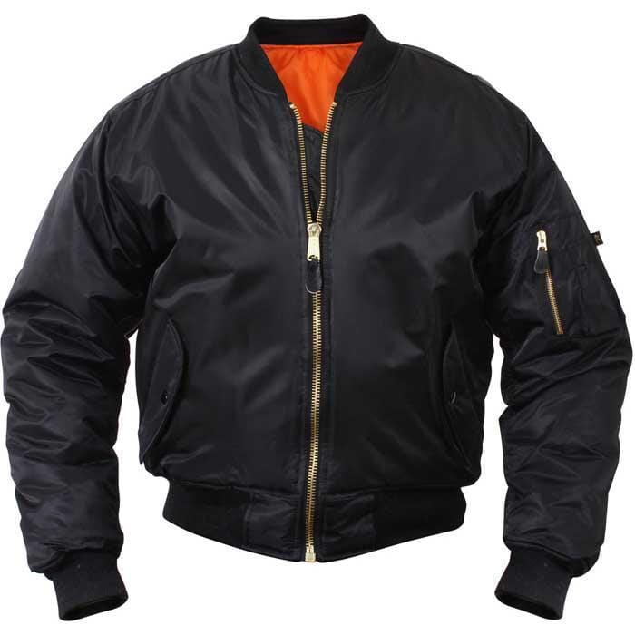 Rothco Outerwear Small / Black Concealed Carry MA-1 Flight Jacket