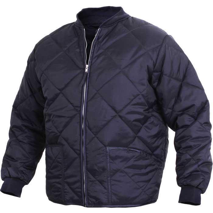 Rothco Outerwear Small / Navy Diamond Nylon Quilted Flight Jacket