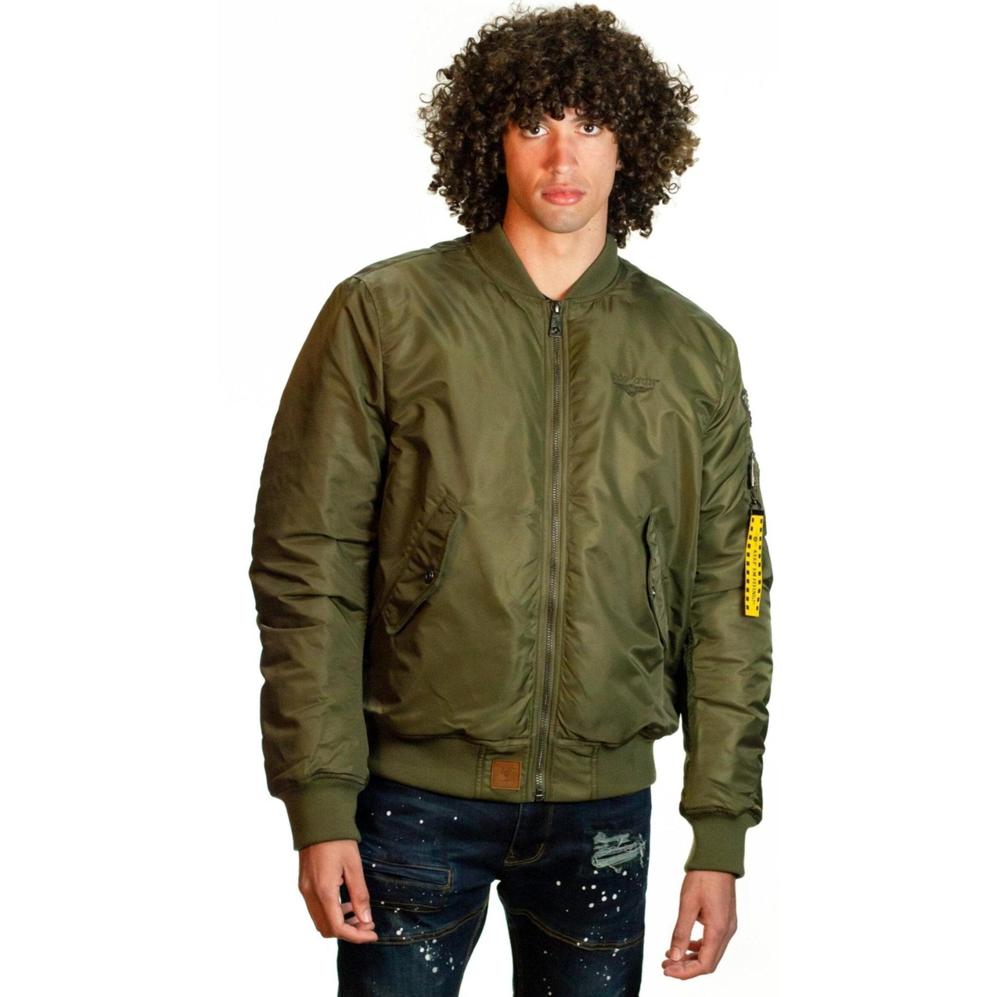 Top Gun Outerwear Small / Olive Top Gun® Official MA-1 Nylon Bomber Jacket