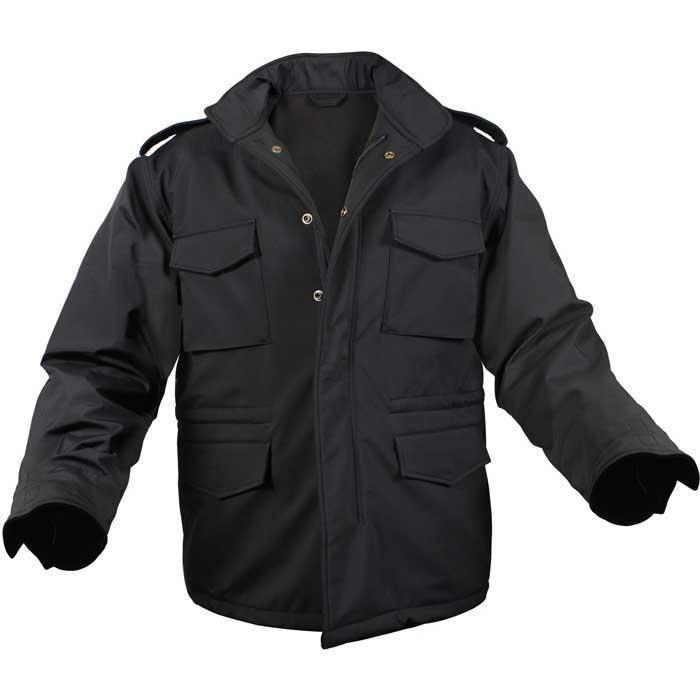 Rothco Outerwear XSmall / Black Soft Shell Tactical M-65 Field Jacket