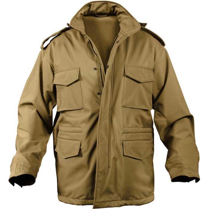 Rothco Outerwear XSmall / Coyote Brown Soft Shell Tactical M-65 Field Jacket