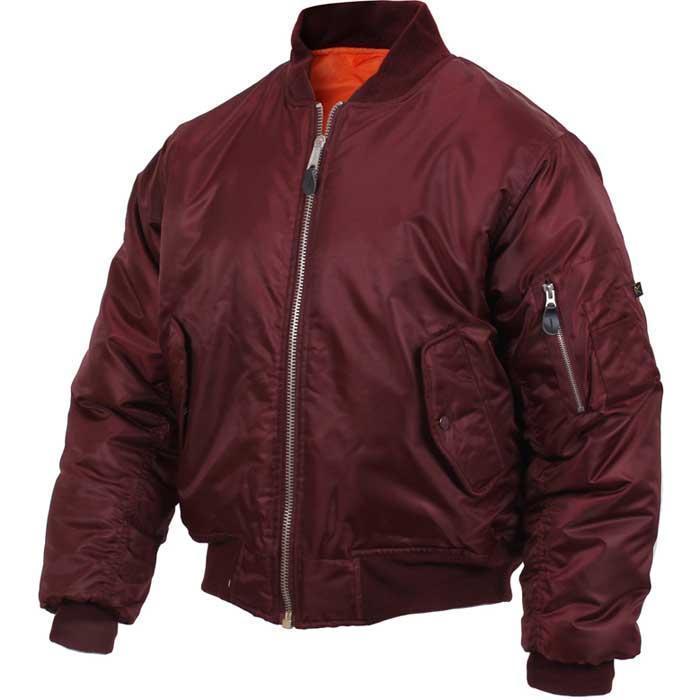 Rothco Outerwear XSmall / Maroon Rothco MA-1 Nylon Flight Jacket