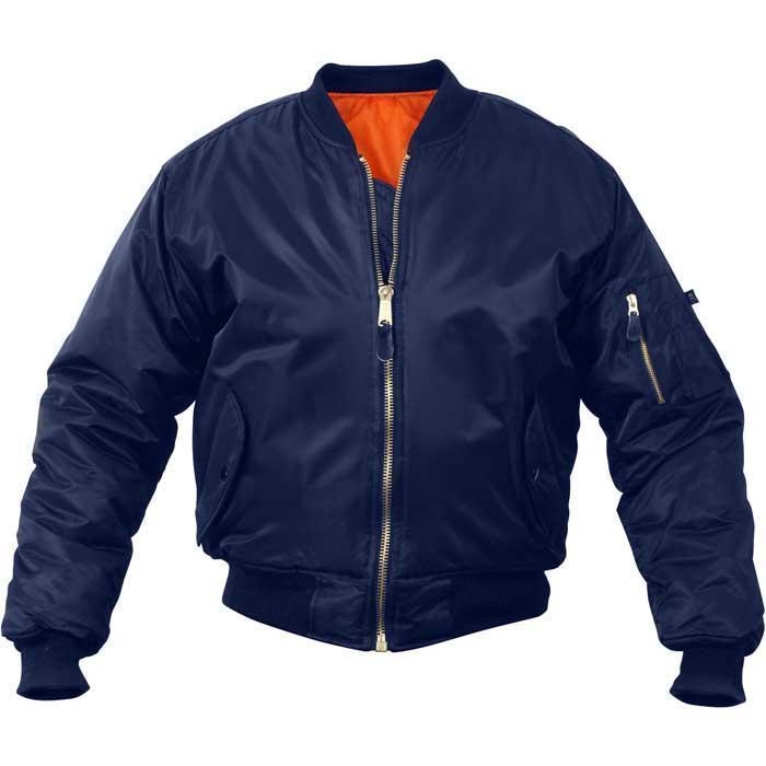 Rothco Outerwear XSmall / Navy Rothco MA-1 Nylon Flight Jacket