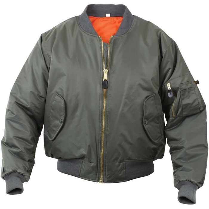 Rothco Outerwear XSmall / Sage Green Rothco MA-1 Nylon Flight Jacket