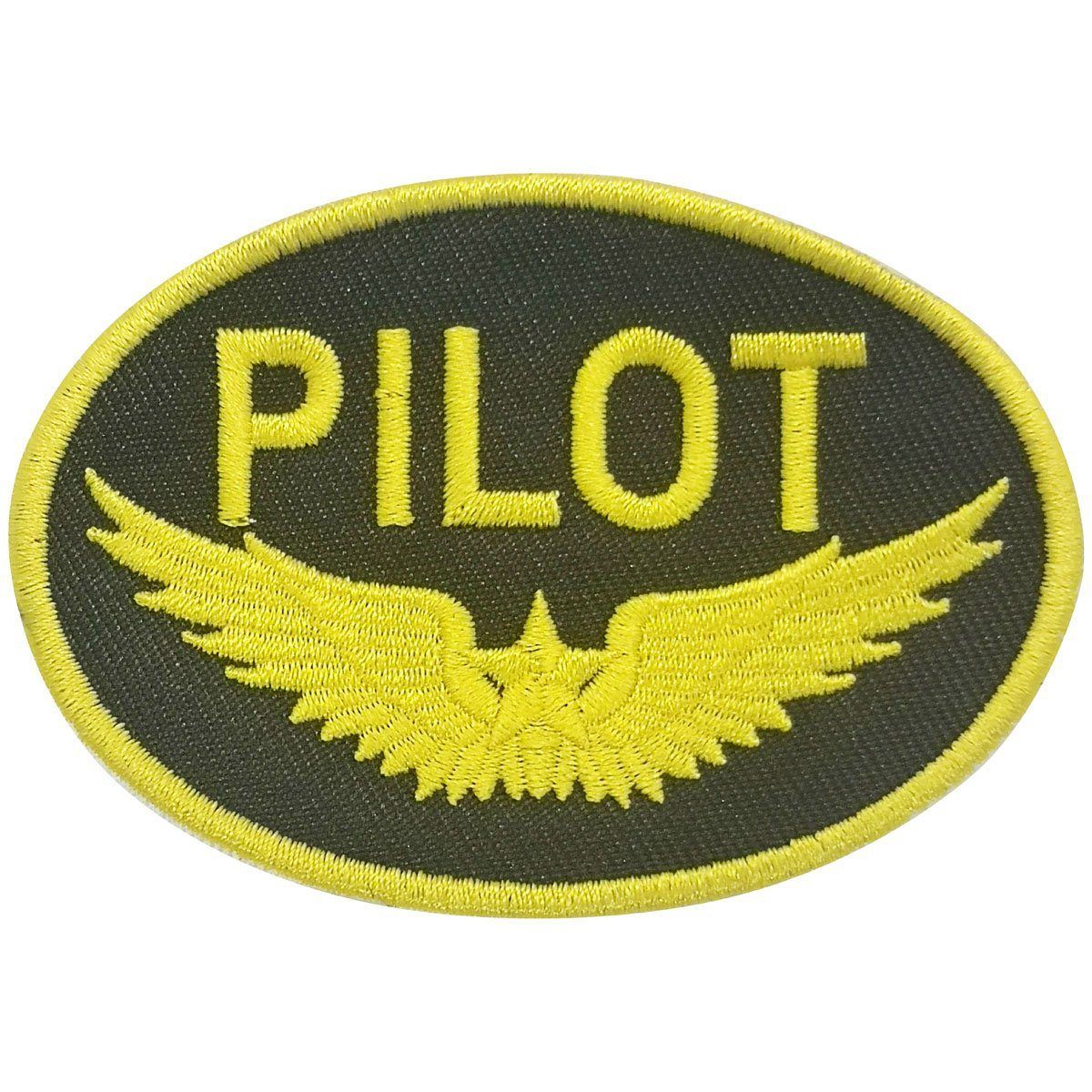 Aeroplane Apparel Company Pins Patches Lanyards Keychains Pilot Gold Wings Embroidered Patch (Iron On Application)