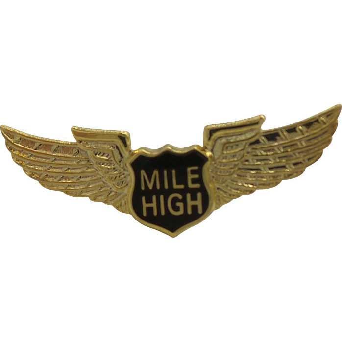 Pilot Toys Pins Patches Lanyards Keychains Pilot Toys Mile High Club 3D Pin