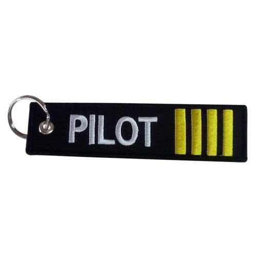 Pilot Toys Pins Patches Lanyards Keychains Pilot Toys Pilot Embroidered 5" Embroidered Keychain