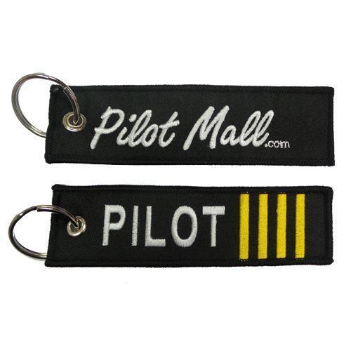 PilotMall.com Pins Patches Lanyards Keychains PilotMall.com Pilot 5" Embroidered Keychain