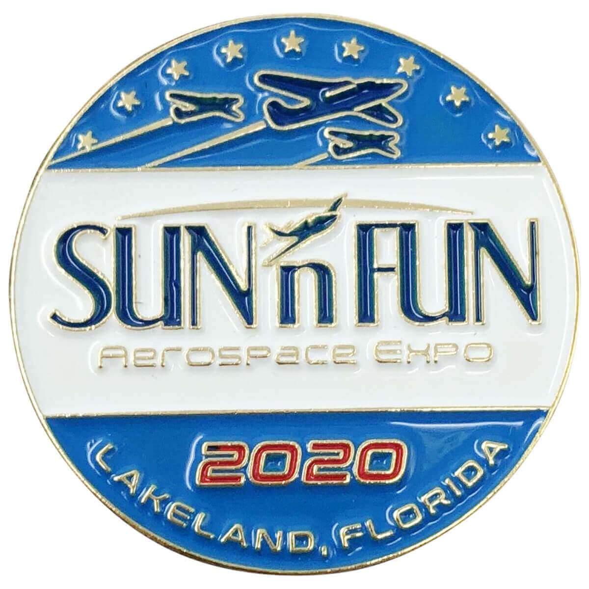 SUN 'n FUN Pins Patches Lanyards Keychains Pin - 2020 SUN 'n FUN