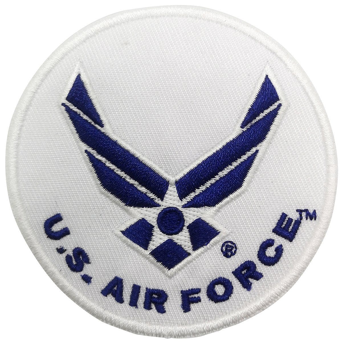 Aeroplane Apparel Company Pins Patches Lanyards Keychains U.S. Air Force Round Embroidered Patch (Iron On Application)