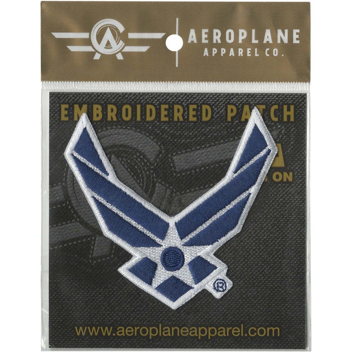 Aeroplane Apparel Company Pins Patches Lanyards Keychains U.S. Air Force Symbol Embroidered Patch (Iron On Application)