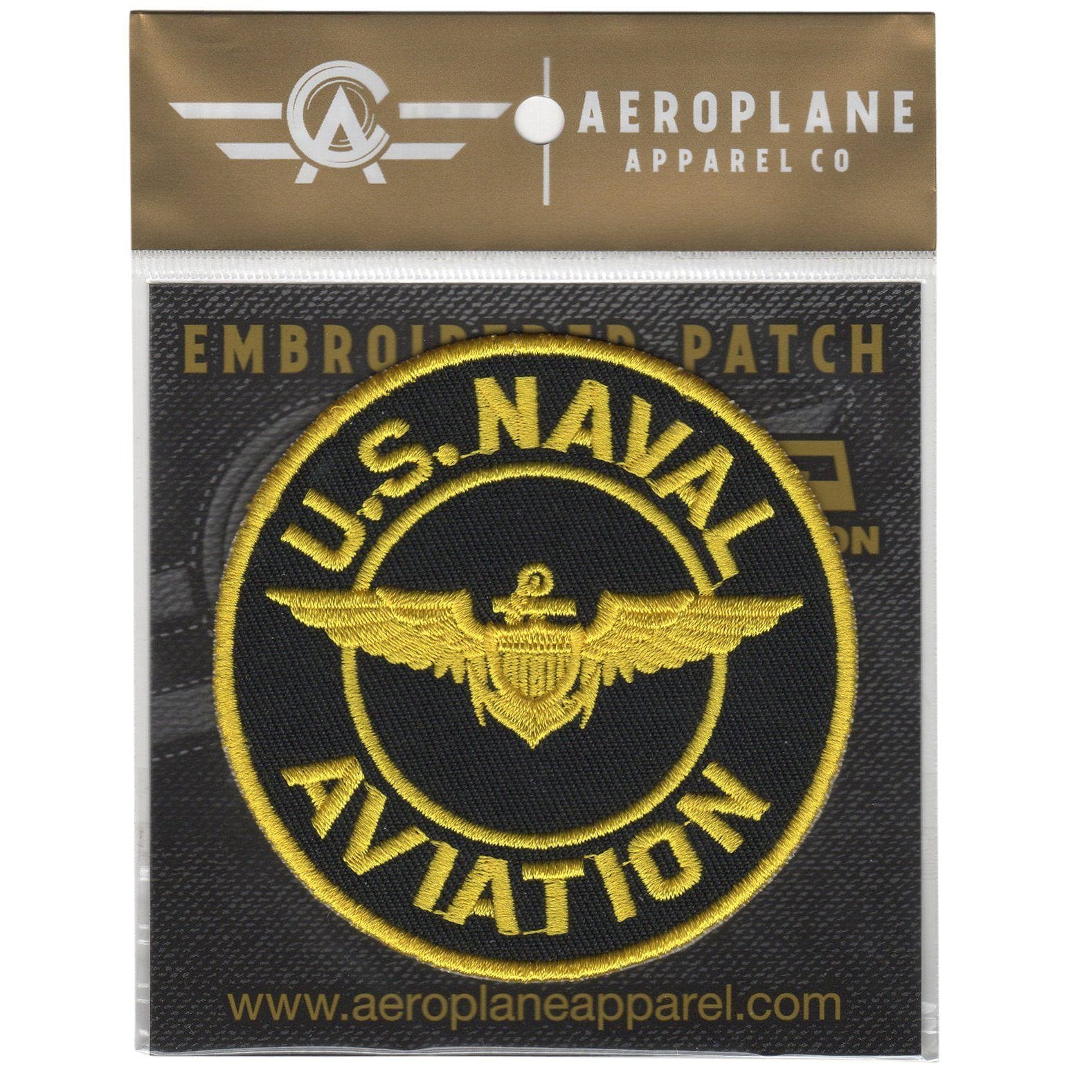 Aeroplane Apparel Company Pins Patches Lanyards Keychains U.S. Naval Aviation Embroidered Patch (Iron On Application)