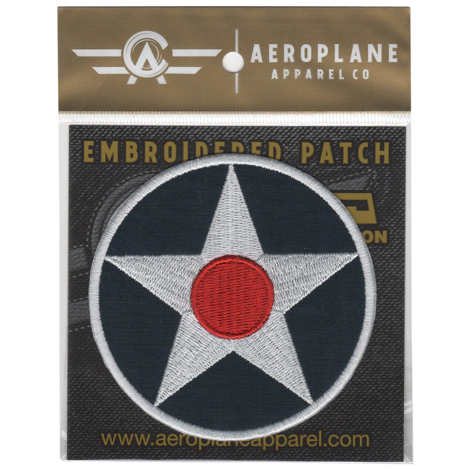 Aeroplane Apparel Company Pins Patches Lanyards Keychains USAF Roundel 1919-1942 Embroidered Patch (Iron On Application)