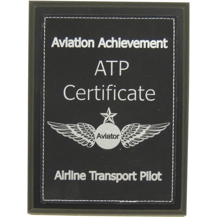 PilotMall.com Plaques ATP Certificate Aviation Achievement Plaque