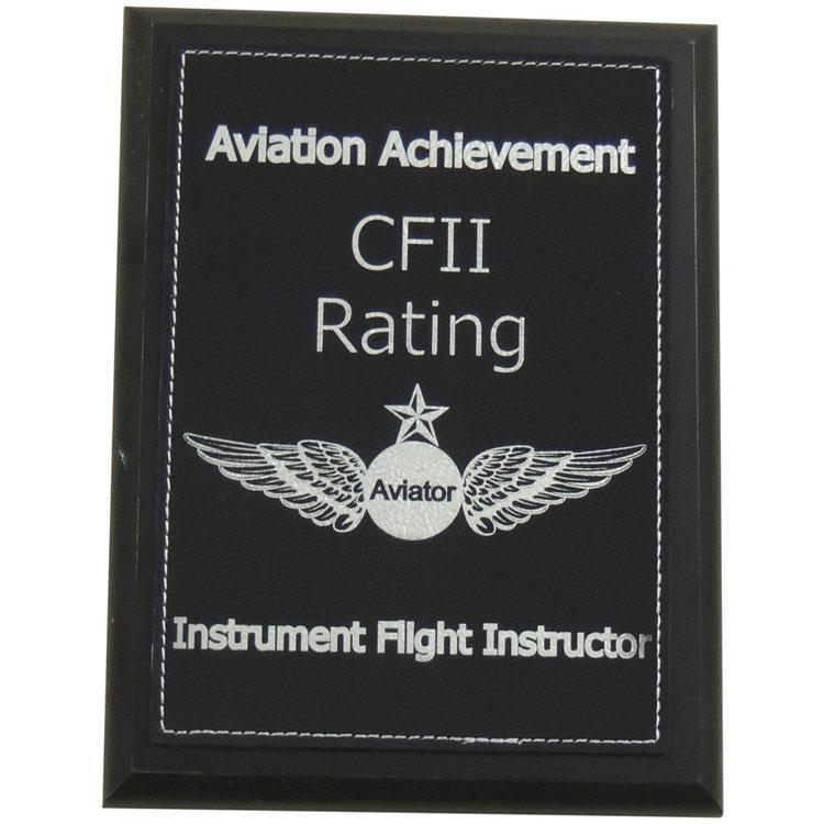 PilotMall.com Plaques CFII Rating Aviation Achievement Plaque