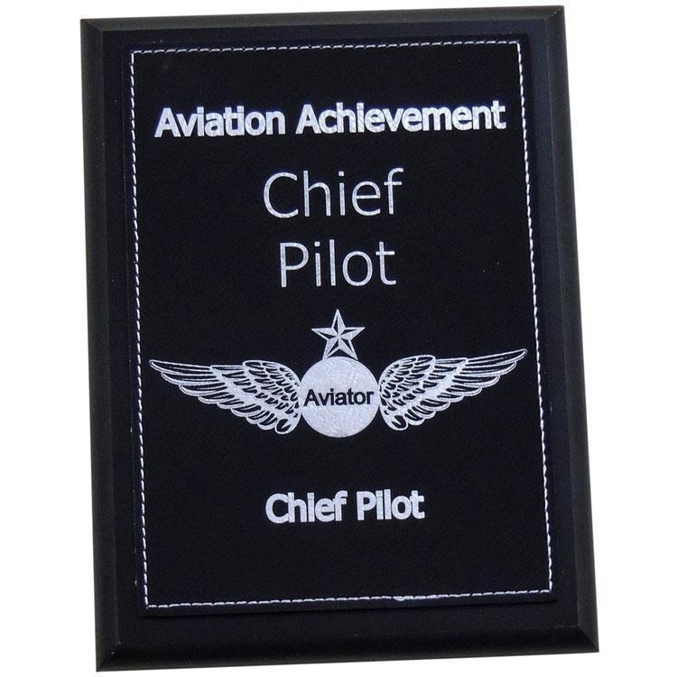 PilotMall.com Plaques Chief Pilot Aviation Achievement Plaque