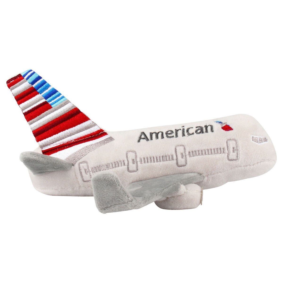 Daron Worldwide Trading Plush American Airlines Plush Airplane Toy