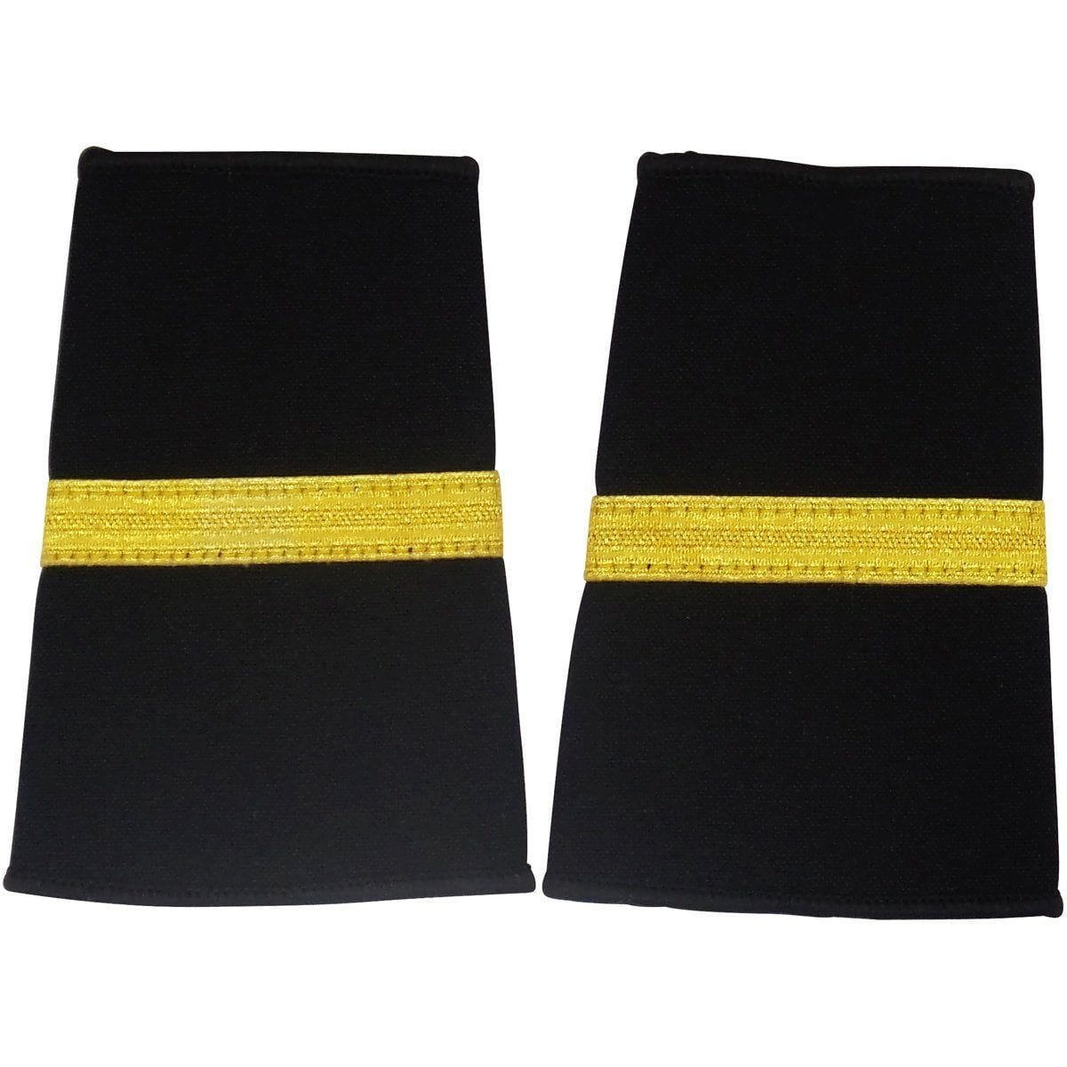 PilotMall.com Professional Pilot 1 / Gold on Black Epaulets - Traditional Shoulder Boards for Aviators