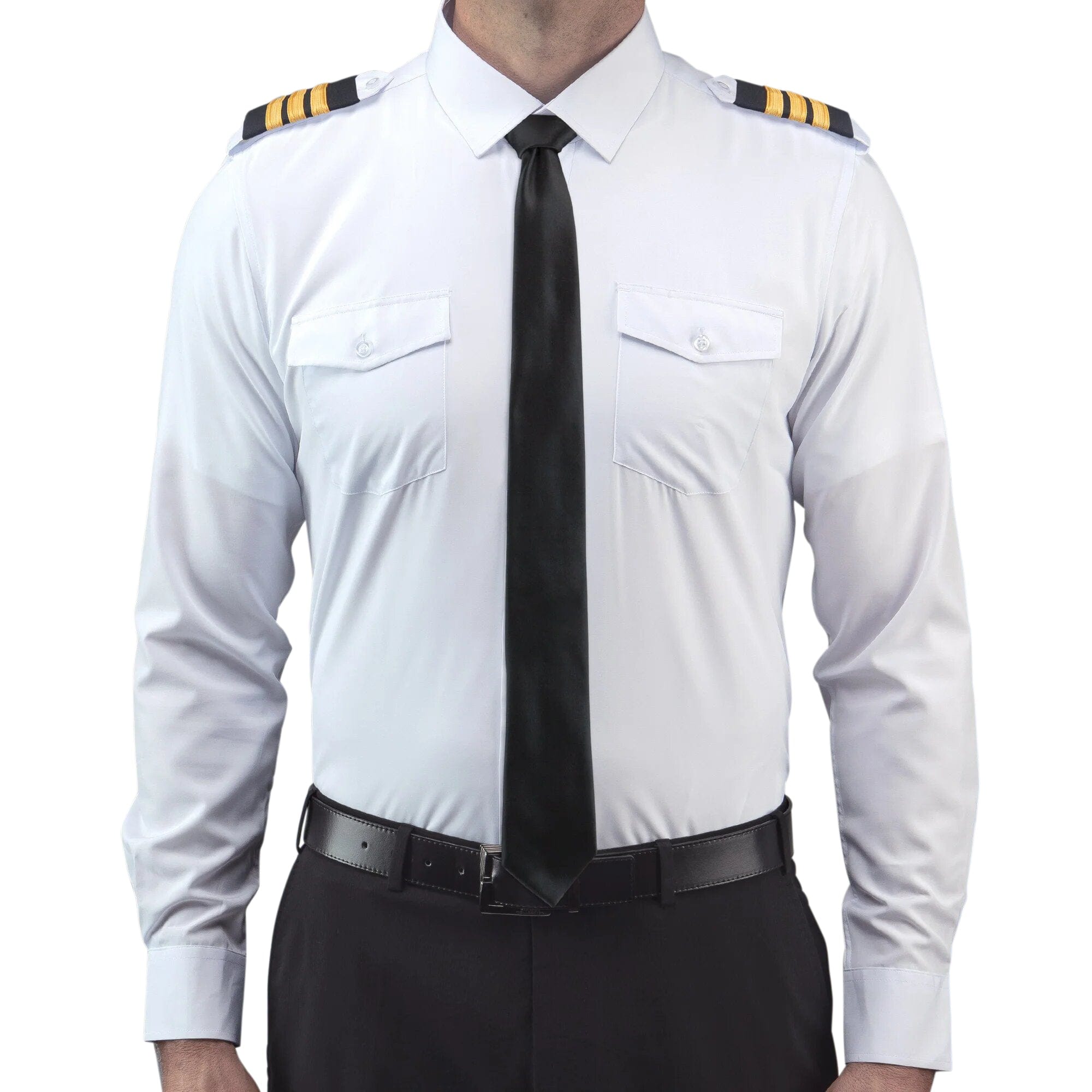 Lift Aviation Professional Pilot Small / White Lift Aviation Flextech Professional Pilot Long Sleeve Shirt