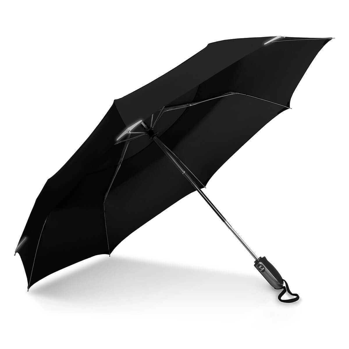 PilotMall.com Promotional Products PilotMall.com WalkSafe® Vented Auto Open/Auto Close Compact Safety Umbrella