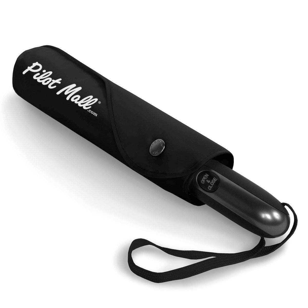 PilotMall.com Promotional Products PilotMall.com WalkSafe® Vented Auto Open/Auto Close Compact Safety Umbrella