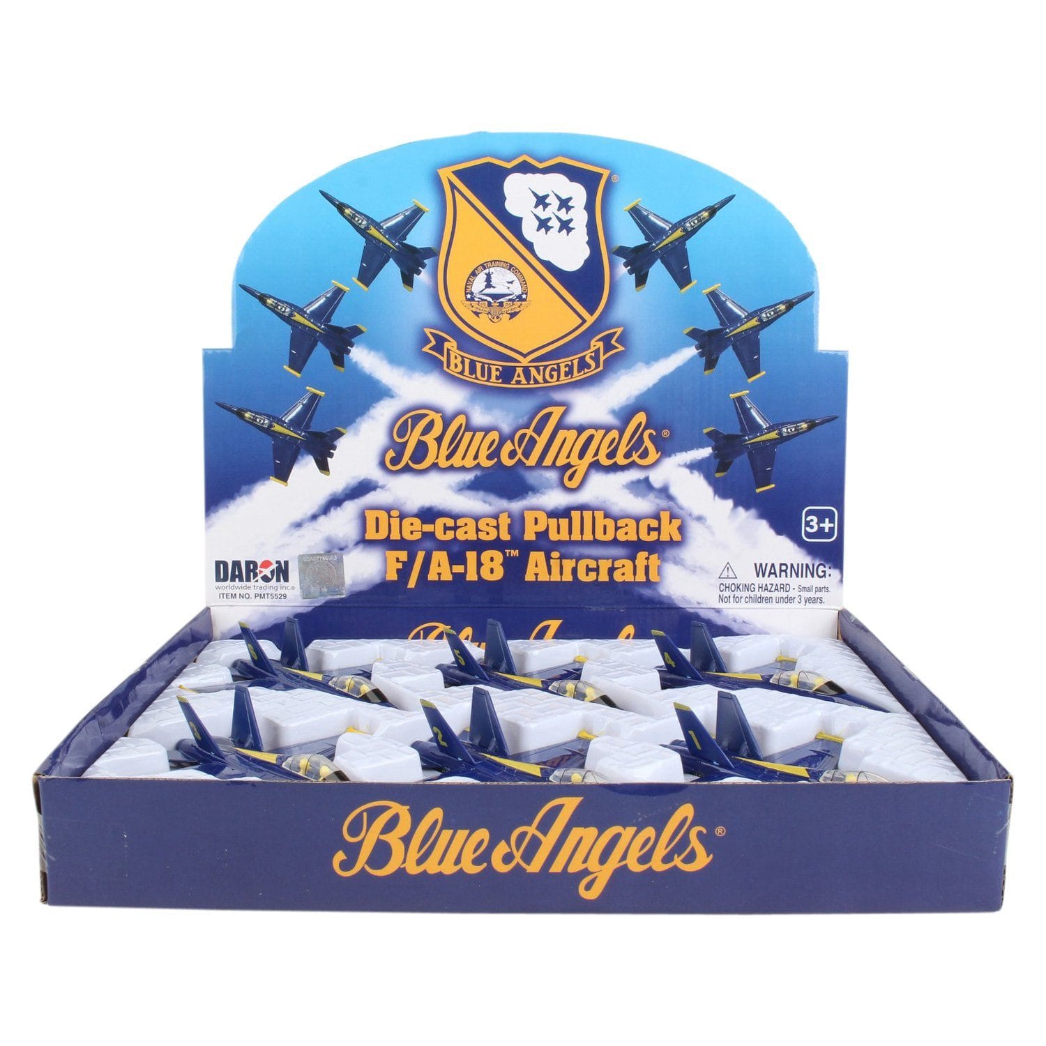 Daron Worldwide Trading Pull Back Planes Blue Angels F/A-18 Aircraft Pullback