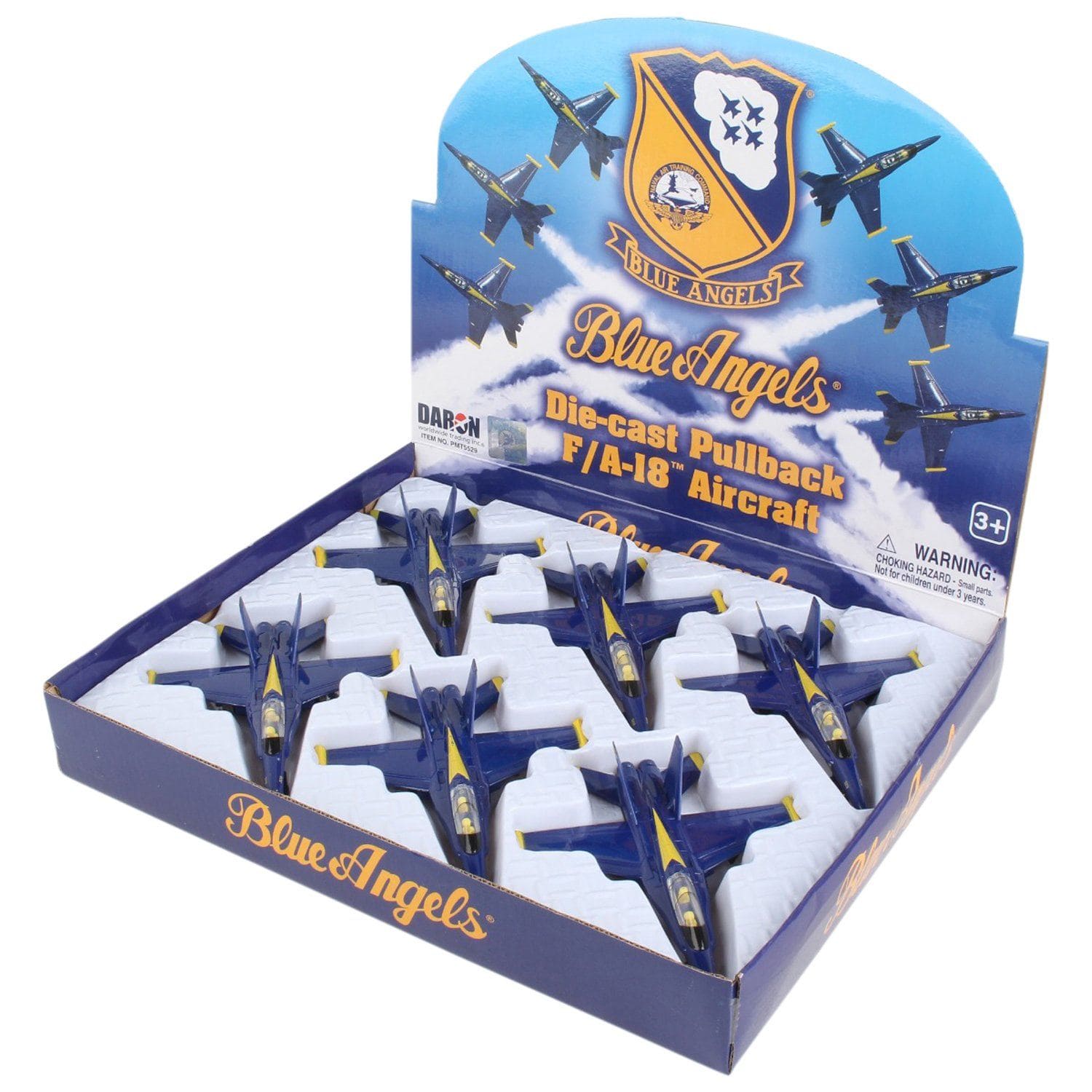 Daron Worldwide Trading Pull Back Planes Blue Angels F/A-18 Aircraft Pullback